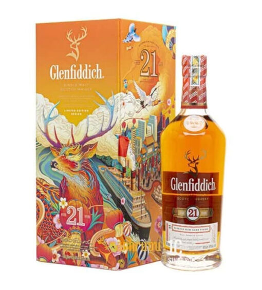 ruou glenfiddich 21 nam hop qua tet 2022