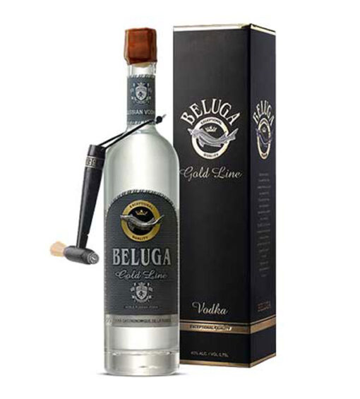 ruou vodka beluga gold line hop giay