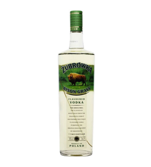 ruou vodka zubrowka bison grass 1l