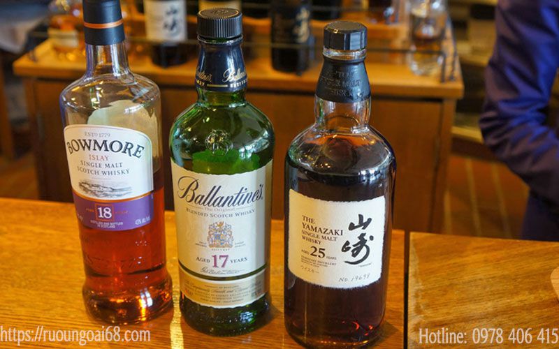Rượu Ballantines Rượu Ballantine 17 Năm và các dòng rượu khác