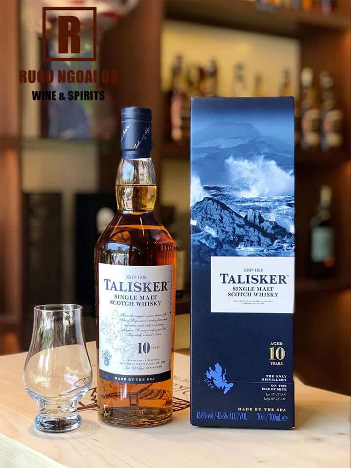 Rượu Talisker 10 Năm 10 Rượu Talisker 10 Năm cả ly